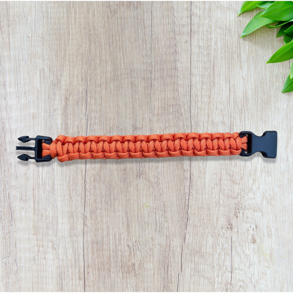 Paracord Survival Bracelet, Burnt Orange