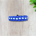 Paracord Survival Bracelet, Royal Blue and White