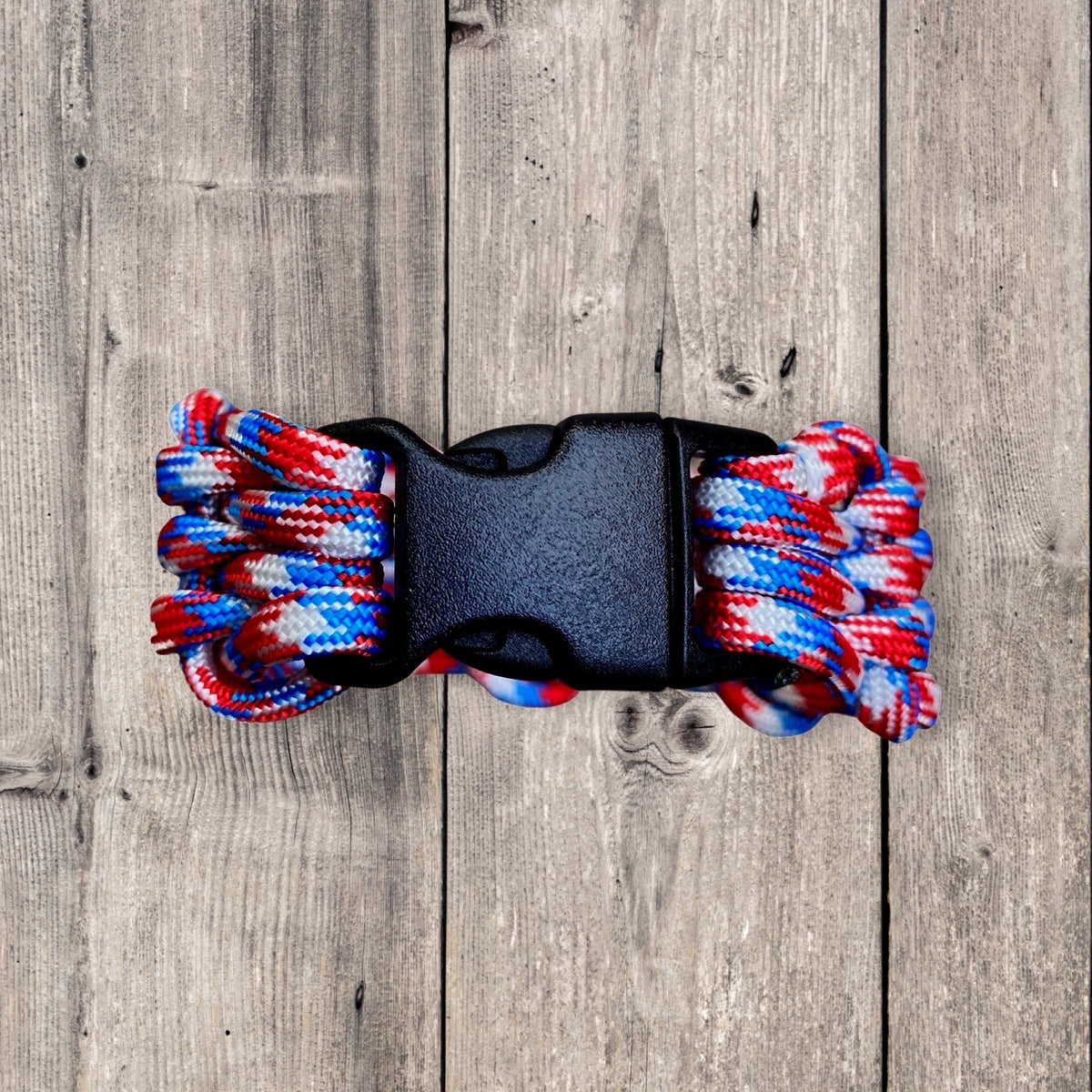 Paracord Simple Weave Bracelet, 4th of July Edition