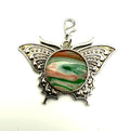 Butterfly Acrylic Pour Pendant, No. C002