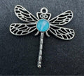 Dragonfly Acrylic Pour Pendant, No. C010