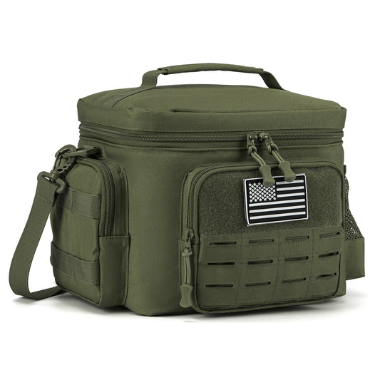 Tactical Lunch Box for Men Military Heavy Duty Lunch Bag Work Leakproof Insulated Durable Thermal Cooler Bag Meal Camping Picnic